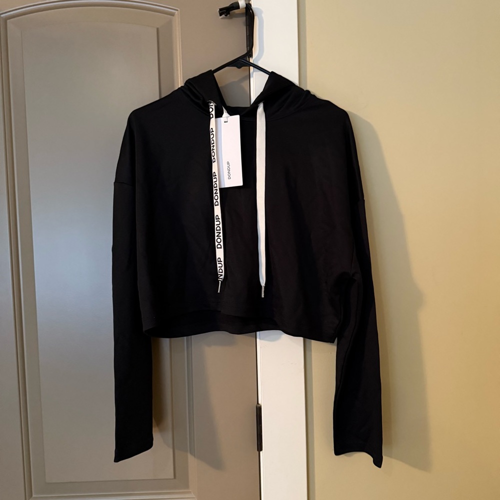 Dondup Black Hoodie Pullover Size M